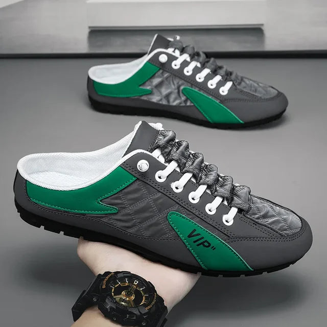Backless Slip-On Shoes for Men
