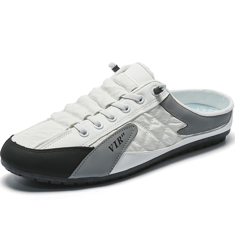 Backless Slip-On Shoes for Men